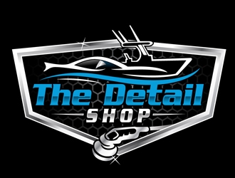 THE DETAIL SHOP  logo design by DreamLogoDesign