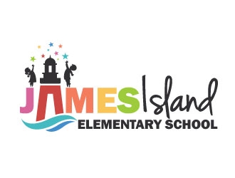 James Island Elementary School logo design by invento