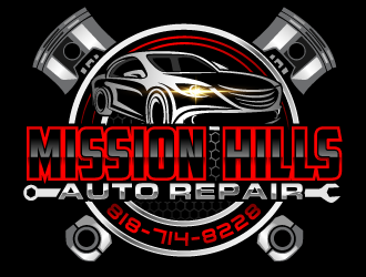 Mission Hills Auto Repair logo design by THOR_