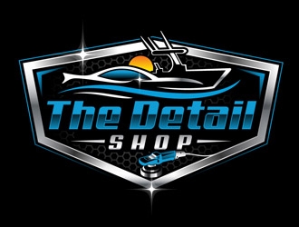 THE DETAIL SHOP  logo design by DreamLogoDesign