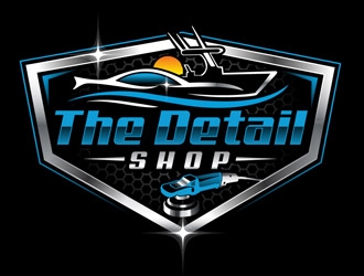 THE DETAIL SHOP  logo design by DreamLogoDesign