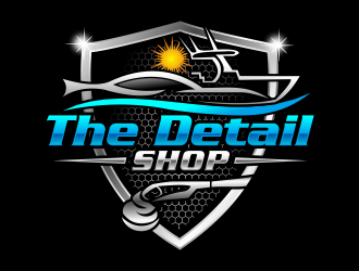 THE DETAIL SHOP  logo design by hidro