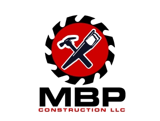 Mbp construction LLC  logo design by AamirKhan