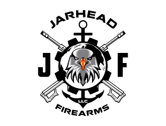 Jarhead Firearms LLC logo design - 48hourslogo.com