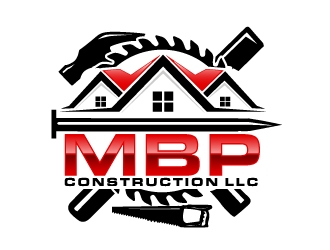 Mbp construction LLC  logo design by AamirKhan