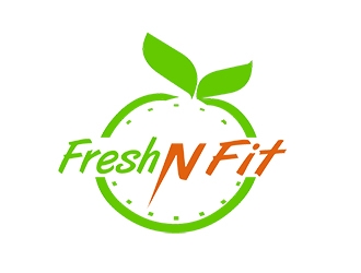 Fresh N Fit  logo design by bougalla005