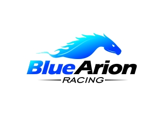 Blue Arion Racing logo design by YONK