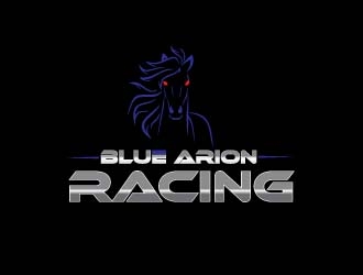 Blue Arion Racing logo design by Vincent Leoncito