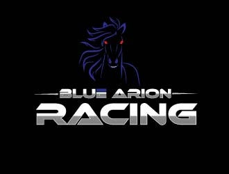 Blue Arion Racing logo design by Vincent Leoncito