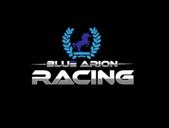 Blue Arion Racing logo design by Vincent Leoncito