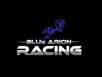 Blue Arion Racing logo design by Vincent Leoncito