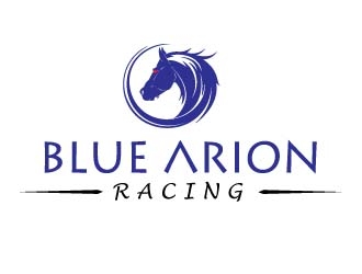 Blue Arion Racing logo design by Vincent Leoncito