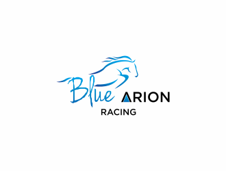 Blue Arion Racing logo design by luckyprasetyo