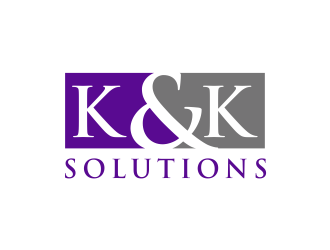 K&K Solutions logo design by Girly