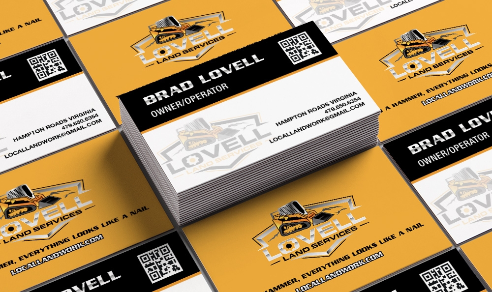 Lovell Land Services logo design by Frenic