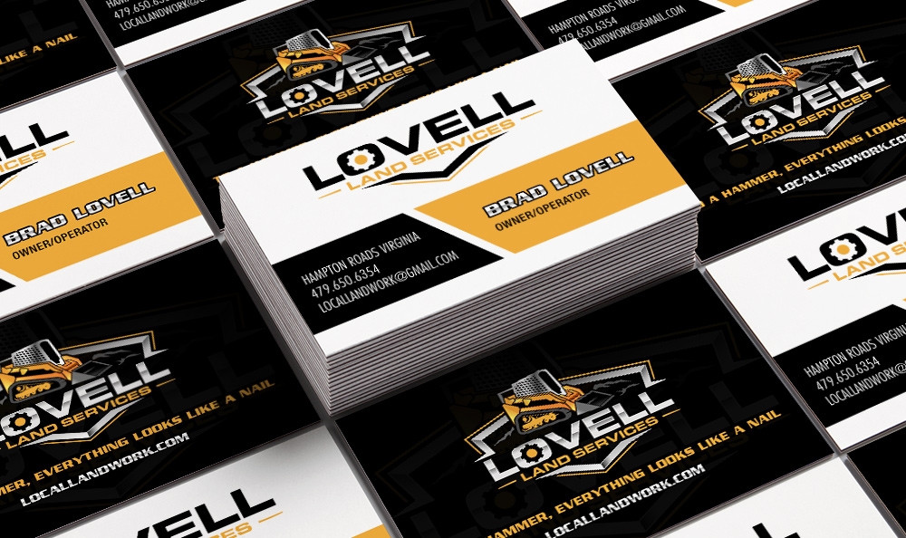 Lovell Land Services logo design by Frenic