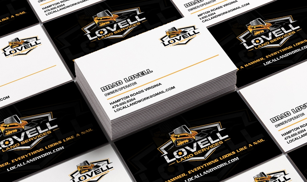 Lovell Land Services logo design by Frenic