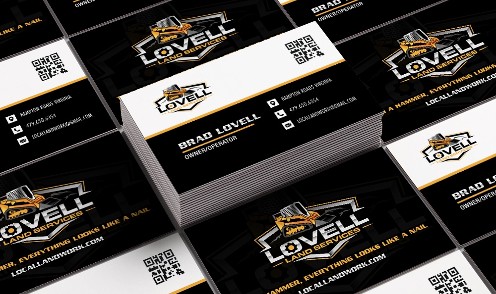 Lovell Land Services logo design by Frenic