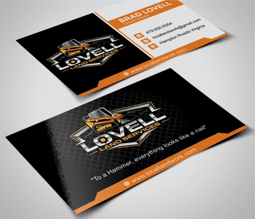 Lovell Land Services logo design by zizze23