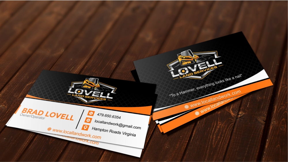 Lovell Land Services logo design by zizze23