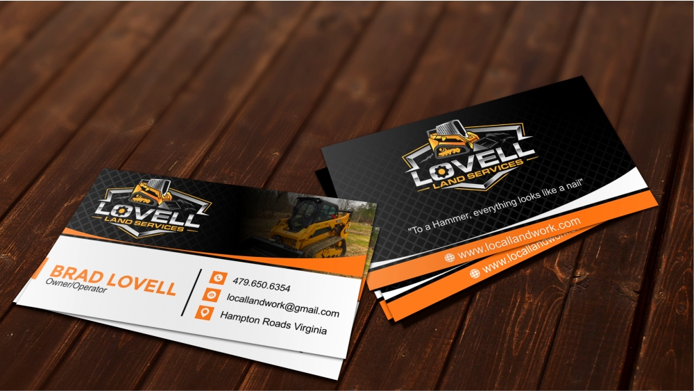 Lovell Land Services logo design by zizze23