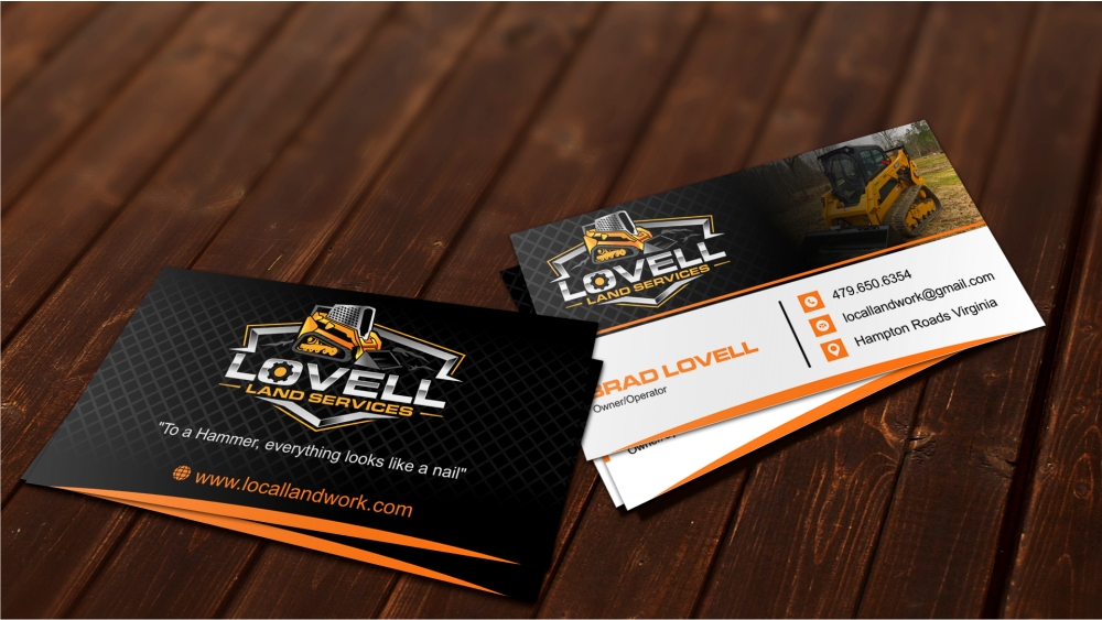 Lovell Land Services logo design by zizze23