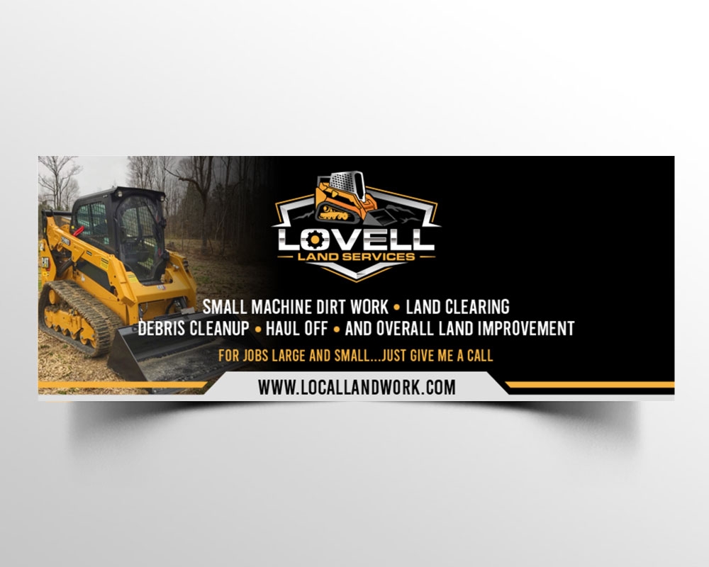 Lovell Land Services logo design by Boomstudioz