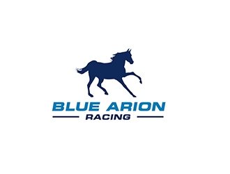 Blue Arion Racing logo design by PrimalGraphics