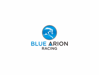 Blue Arion Racing logo design by luckyprasetyo