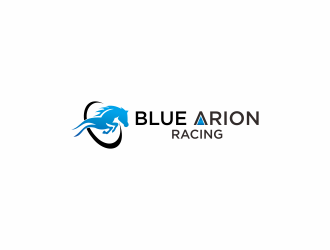 Blue Arion Racing logo design by luckyprasetyo