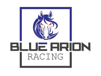 Blue Arion Racing logo design by Vincent Leoncito