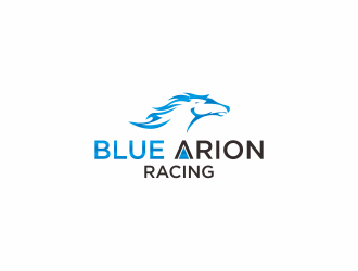 Blue Arion Racing logo design by luckyprasetyo