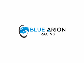 Blue Arion Racing logo design by luckyprasetyo