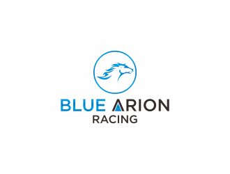 Blue Arion Racing logo design by luckyprasetyo