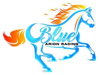 Blue Arion Racing logo design by Suvendu