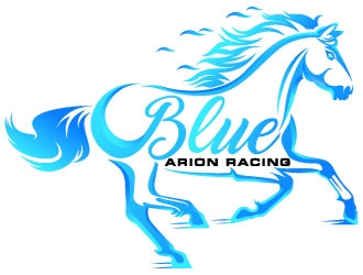 Blue Arion Racing logo design by Suvendu