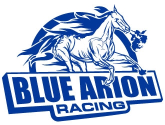 Blue Arion Racing logo design by LogoQueen