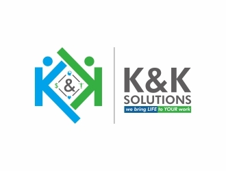 K&K Solutions logo design by langitBiru