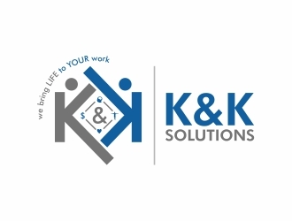 K&K Solutions logo design by langitBiru