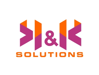 K&K Solutions logo design by AamirKhan