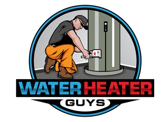 water heater guys logo design by DreamLogoDesign