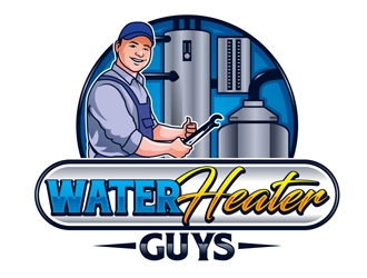 water heater guys logo design by DreamLogoDesign