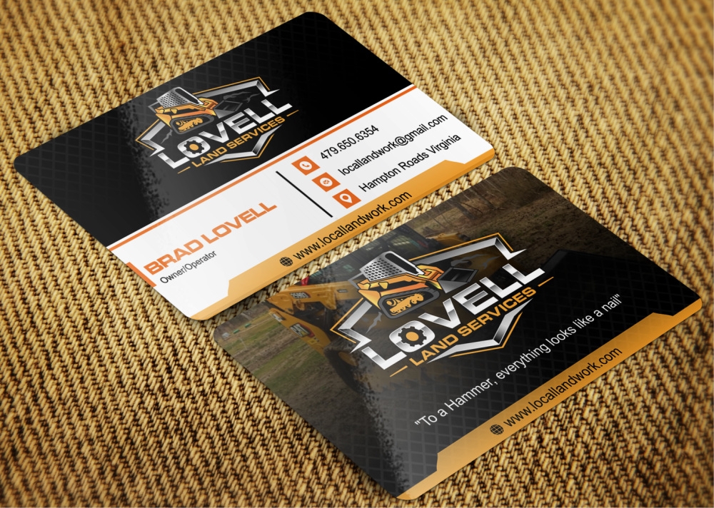 Lovell Land Services logo design by zizze23