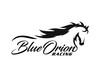 Blue Arion Racing logo design by MarkindDesign