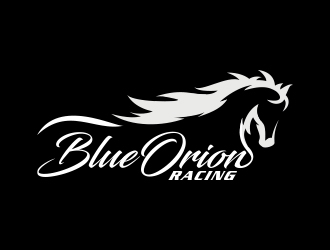 Blue Arion Racing logo design by MarkindDesign