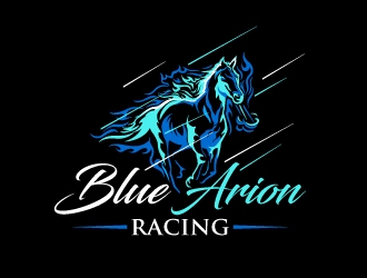 Blue Arion Racing logo design by aRBy