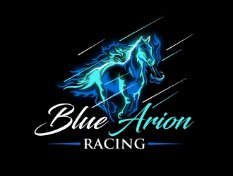 Blue Arion Racing logo design by aRBy