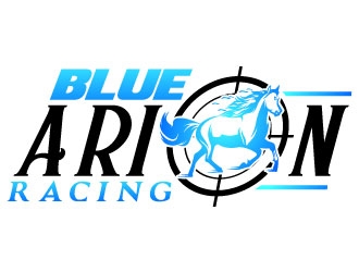 Blue Arion Racing logo design by Suvendu