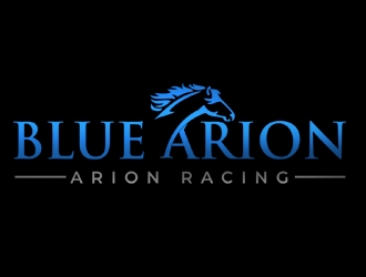 Blue Arion Racing logo design by gilkkj