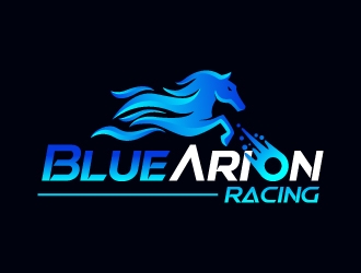 Blue Arion Racing logo design by jaize